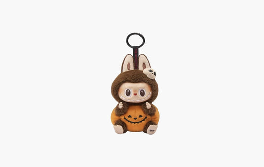 Labubu Happy Halloween Party Series-Sitting Pumpkin Vinyl Plush Pendant