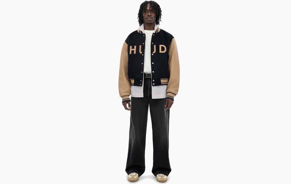 Collegiate Varsity Jacket "Navy/Camel"