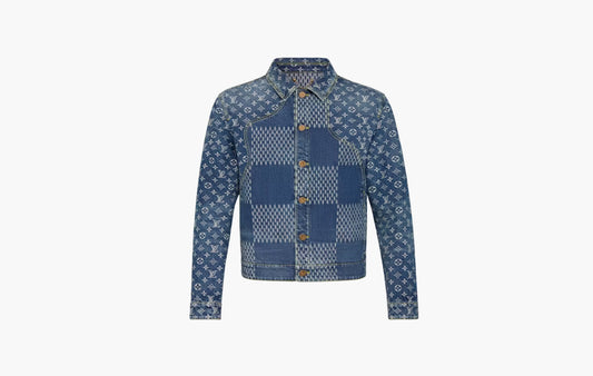 Giant Damier Waves MNGM Denim Jacket "Indigo"