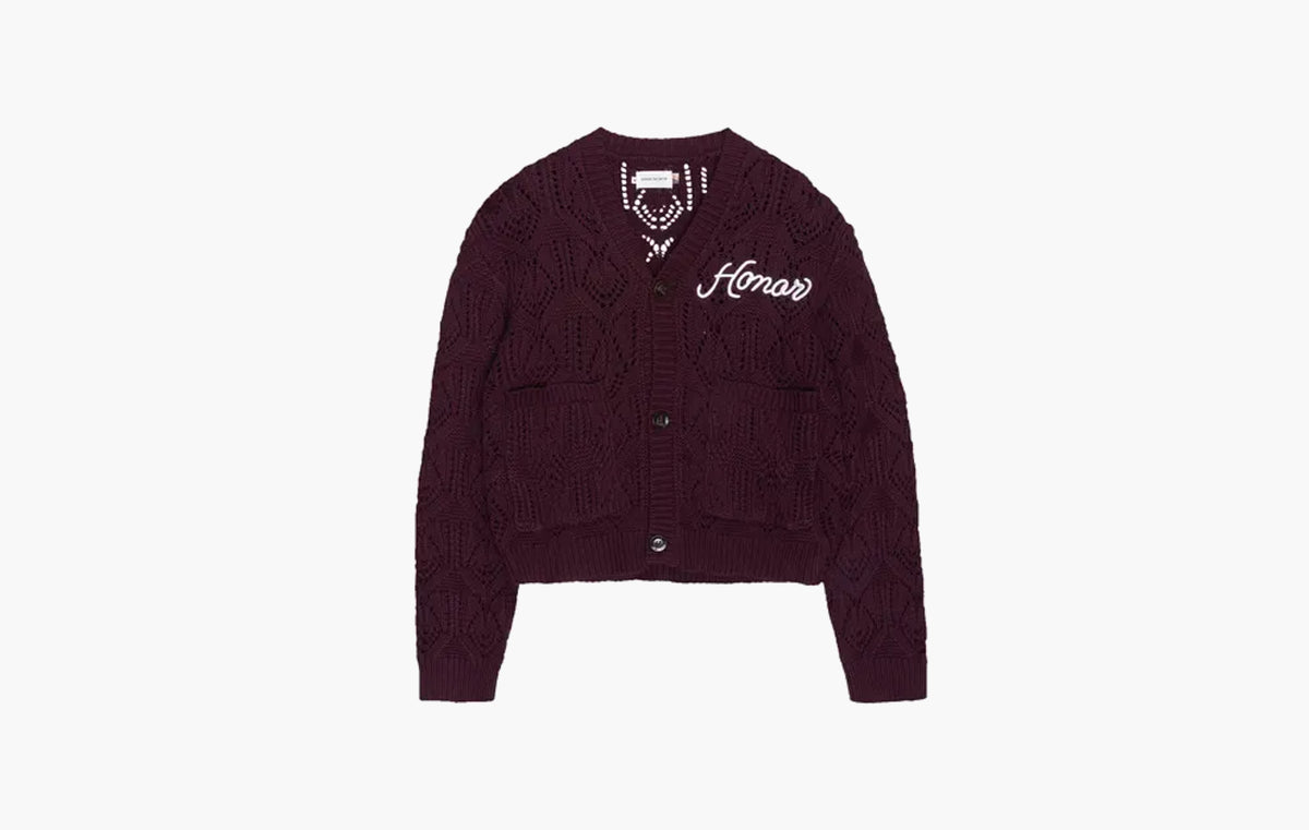 Cable Cardigan "Berry"