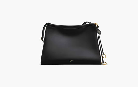Medium Square Bag Le Click In Calfskin "Black"