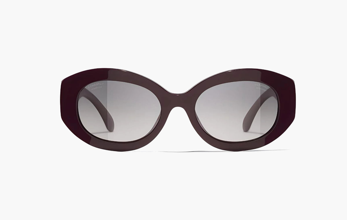 Oval Sunglasses "Brown"