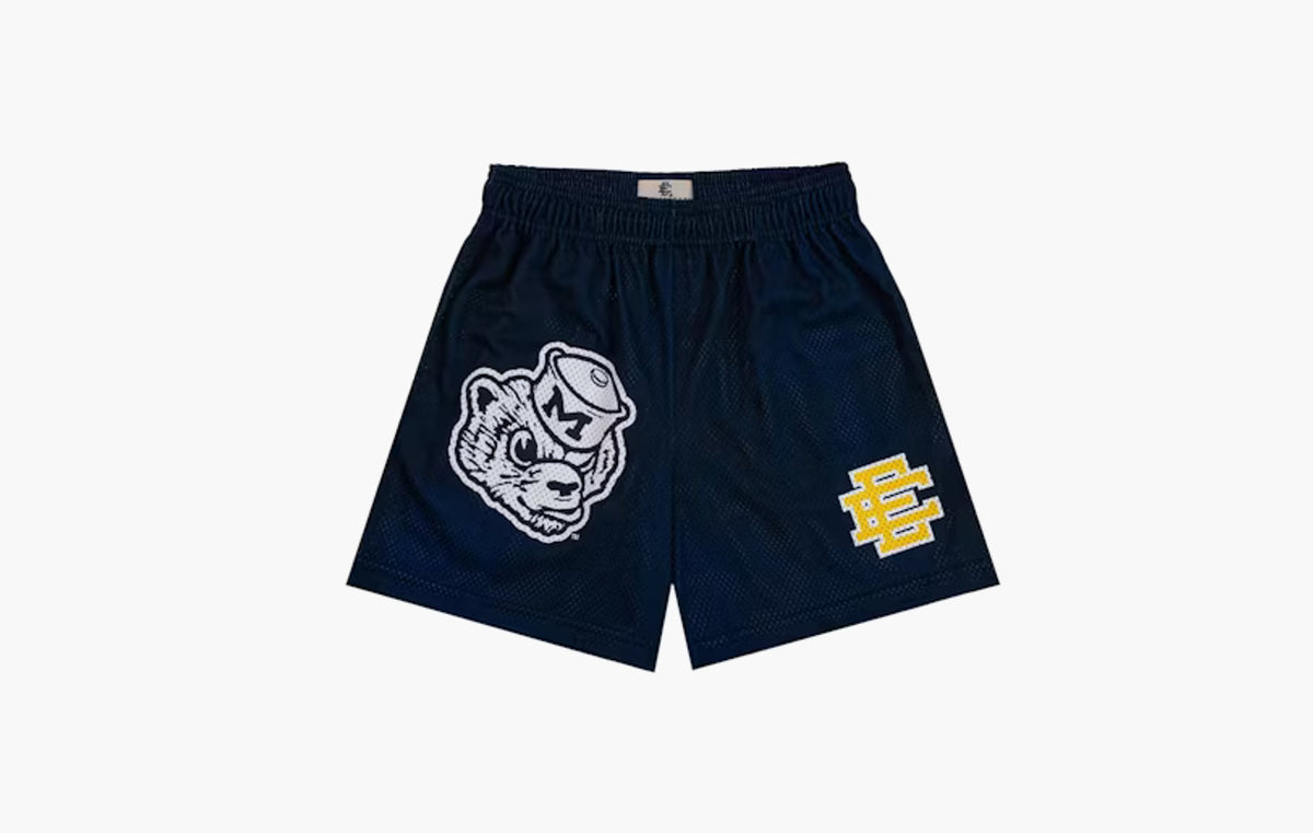 EE Basic University of Michigan Short "Navy/Yellow EE"