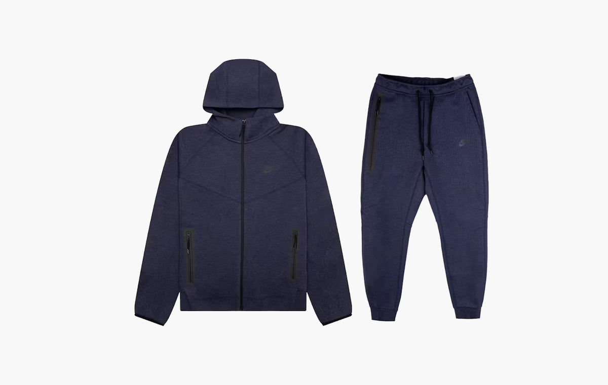 Sportswear Tech Fleece Windrunner Full Zip Hoodie & Joggers Set "Obsidian Heather/Black"