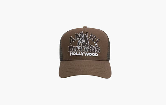 Wolf Logo Trucker Hat "Acorn"