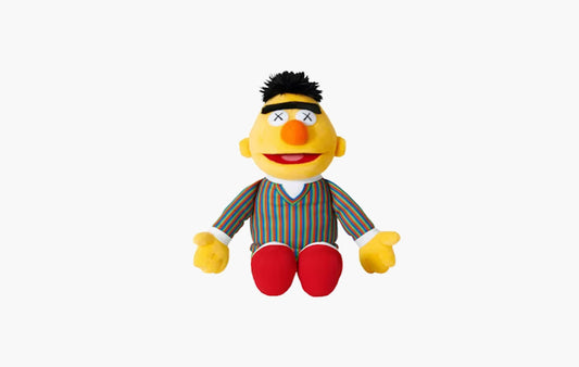 KAWS Sesame Street Uniqlo Bert Plush Toy "Yellow"