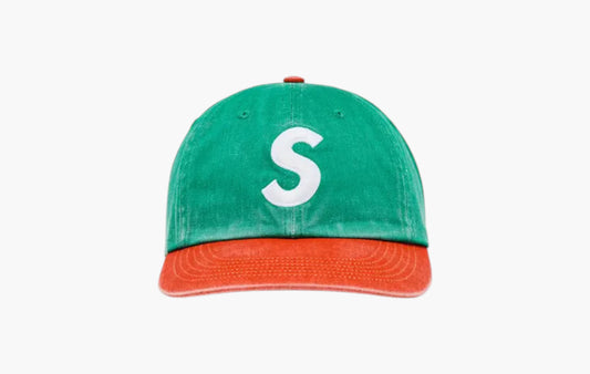 Pigment Coated 2-Tone S Logo 6-Panel "Green"