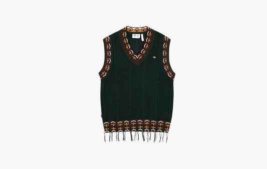 Knit Vest "Green Night"