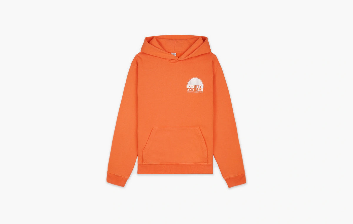 Racquet Club Hoodie "Pomodoro/White"