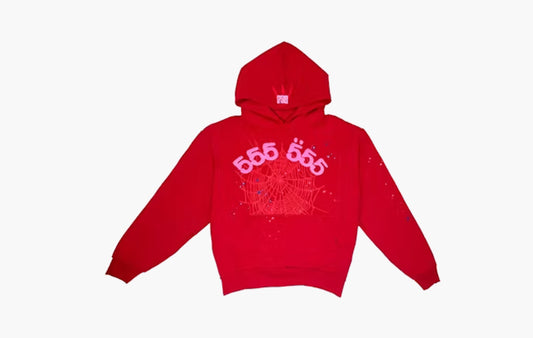 Worldwide Red Angel Number 555 Hoodie "Red"