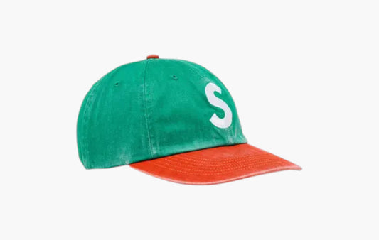 Pigment Coated 2-Tone S Logo 6-Panel "Green"