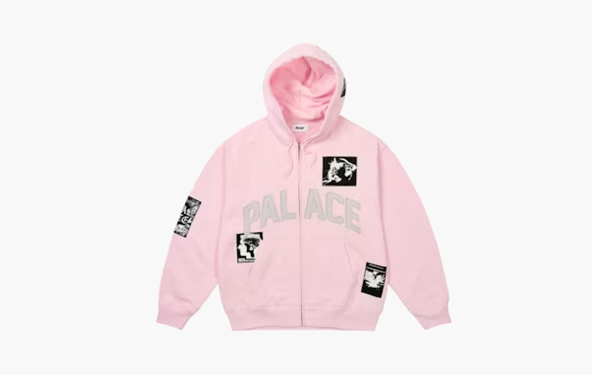 Patch Up Zip Hood "Lush Flush"