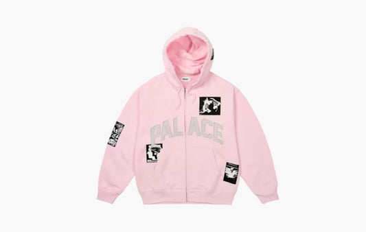 Patch Up Zip Hood "Lush Flush"