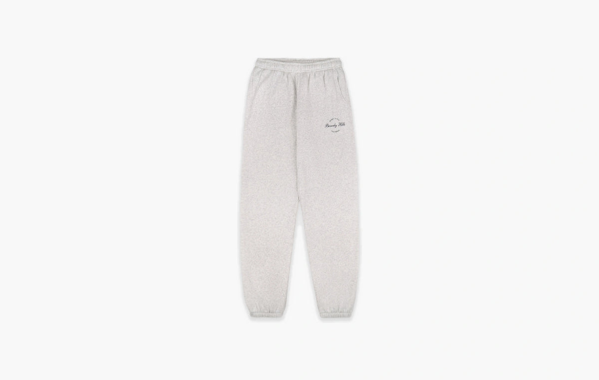 Beverly Script Soft Sweatpant Heather "Gray/Navy"