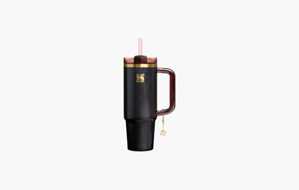 The Quencher Luxe Flowstate 30oz Tumbler "Black Snakeskin"