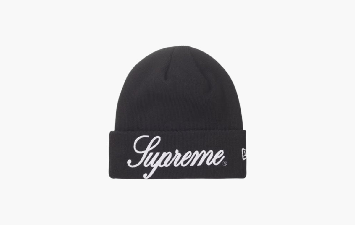 New Era Script Beanie "Black"