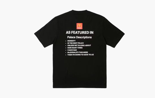 Palace x McDonald's Description T-shirt "Black"