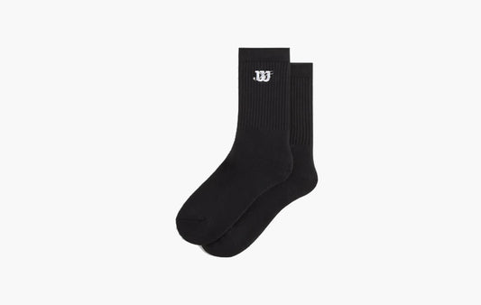 Logo Crew Socks "Black"