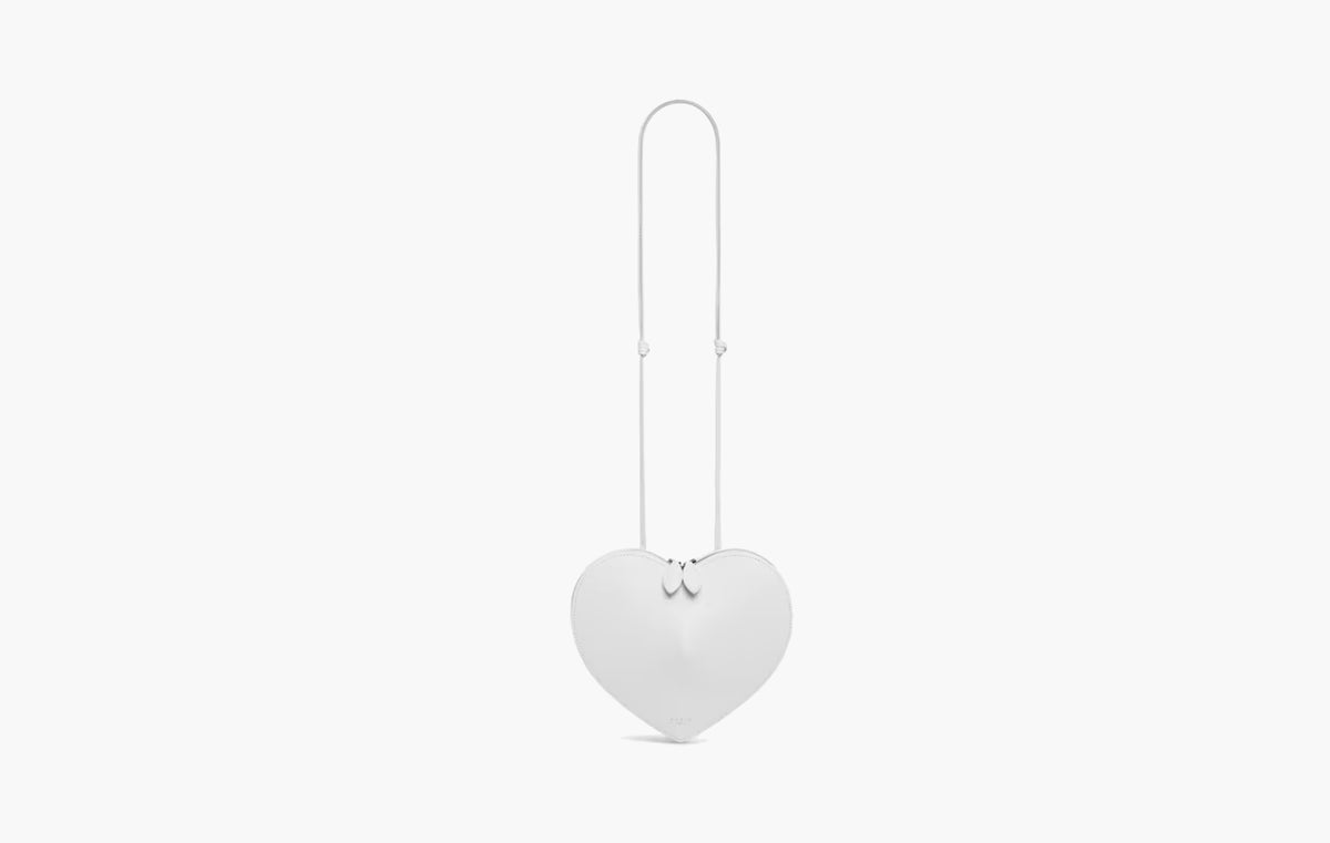 Le Coeur Handbag Made Of Luxury Calfskin "Optic White"