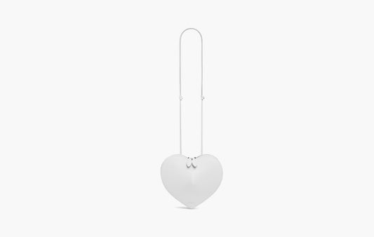 Le Coeur Handbag Made Of Luxury Calfskin "Optic White"