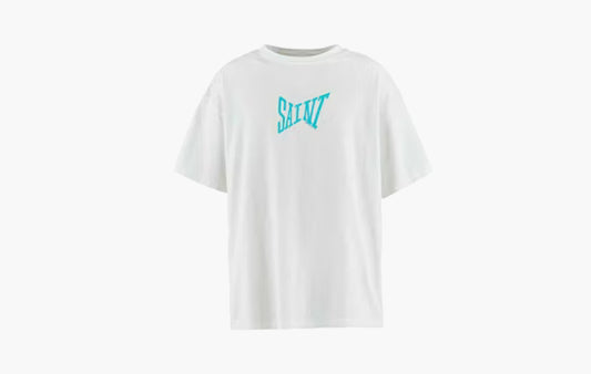 Ribon Saint T-shirt "White/Blue"
