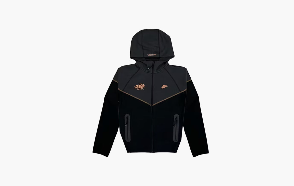 Sportswear Tech Fleece x Central Cee Full Zip Hoodie "Black/Metallic Red Bronze"