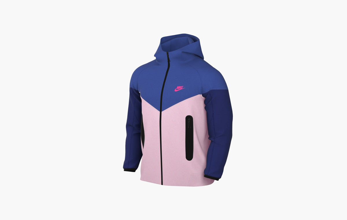Sportswear Tech Fleece Windrunner Full Zip Hoodie "Game Royal/Pink Foam/Hyper Pink"