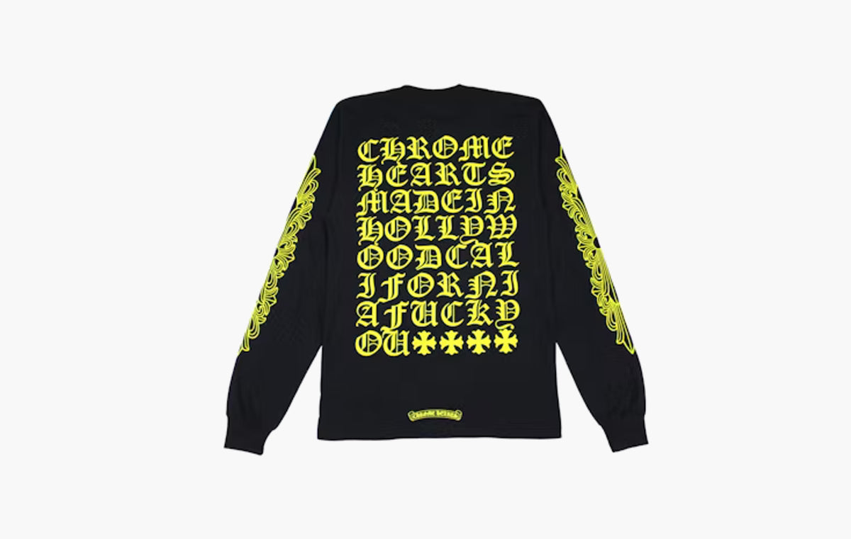 Made in Hollywood L/S T-shirt "Black/Yellow"