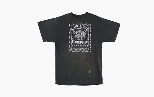Saint Mxxxxxx x Neighborhood STHD Heaven Hell T-Shirt "Vintage Black"