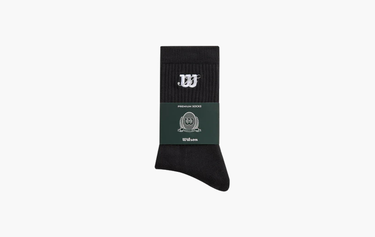 Logo Crew Socks "Black"