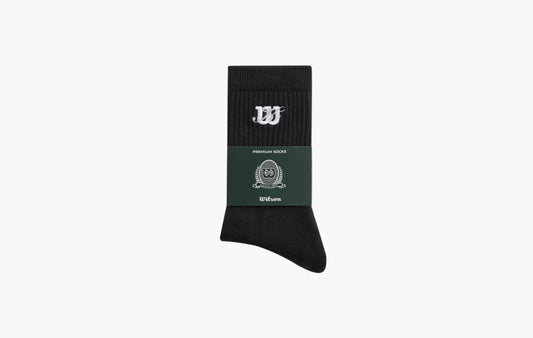 Logo Crew Socks "Black"