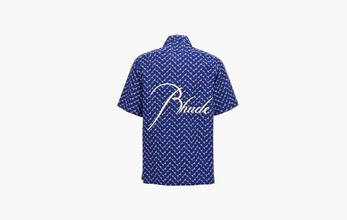 Beachfront Button Down Shirt "Navy"