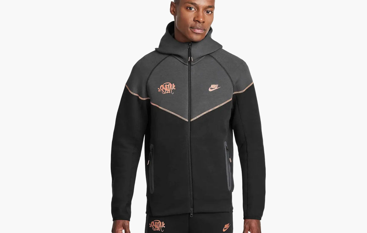 Sportswear Tech Fleece x Central Cee Full Zip Hoodie "Black/Metallic Red Bronze"