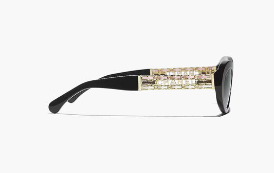Cat Eye Sunglasses "Black & Grey"