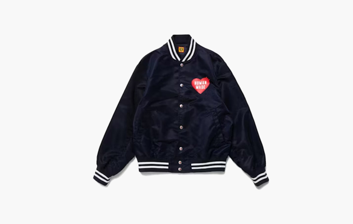 Nylon Stadium Jacket "Navy"