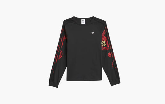 Clot Raglan Long Sleeve Tee "Black"