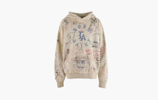 Saint Michael x Born & Raised Hooded Sweatshirt Hoodie "Multicolor"