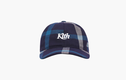 Bergdorf Goodman VF Plaid Cap "Navy/Blue"