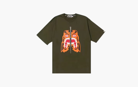 BAPE Tiger Tee "Heather Green"