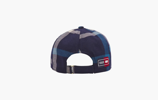 Bergdorf Goodman VF Plaid Cap "Navy/Blue"