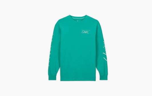 MJ L/S Tee "Kinetic Green/White"