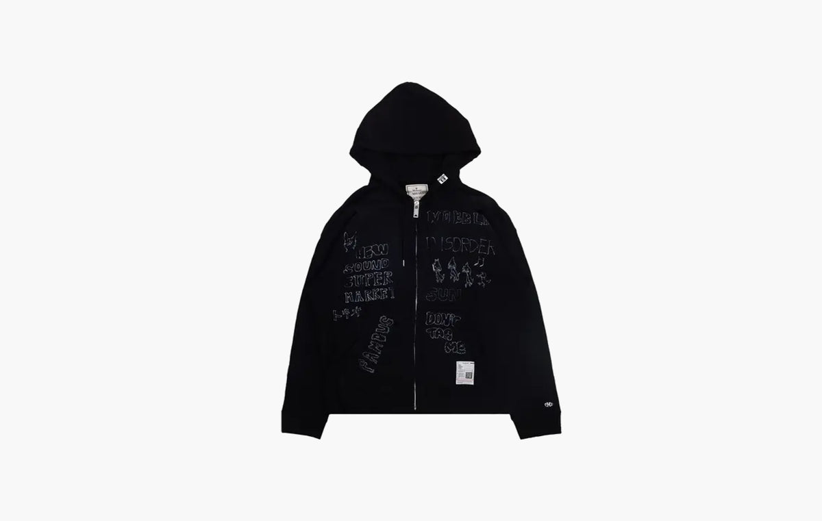 Distressed Parka "Black"