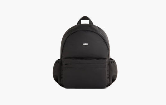 Kids Monogram Nylon Jacquard Backpack "Black"