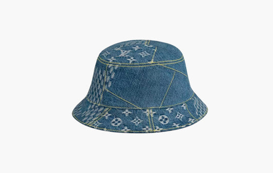 Damier Geant Wave Monogram Hat "Bleu"