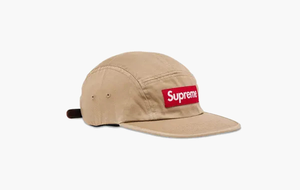 Washed Chino Twill Camp Cap "Tan"
