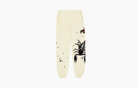 Sp5der x Mariah The Scientist Scorpion Sweatpant "Cream"