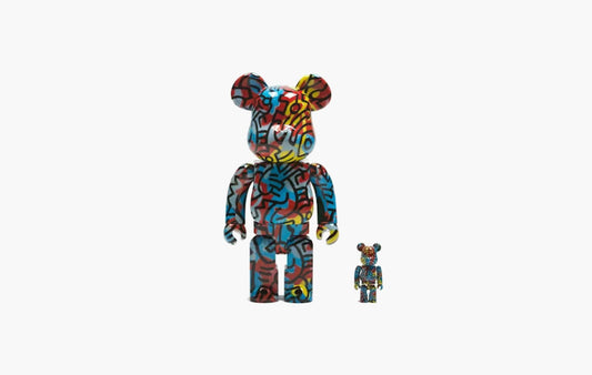 Bearbrick Keith Haring DesignerCon Exclusive 100% & 400% Set Multi