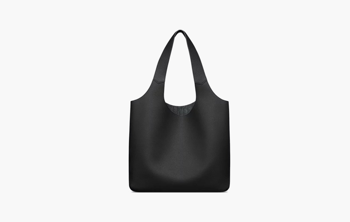 Prive Tote Bag "Black Dior Icons Calfskin"