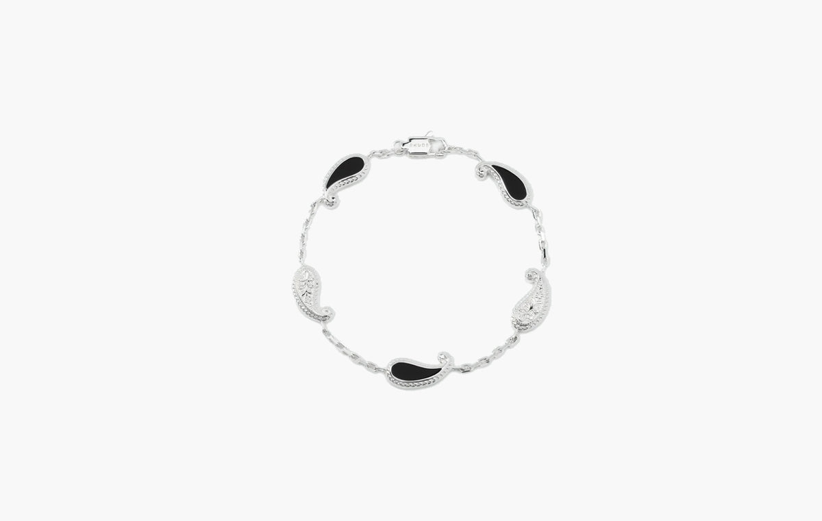Tears Of Joy Bracelet Silver/Onyx ".925 Silver/Onyx"