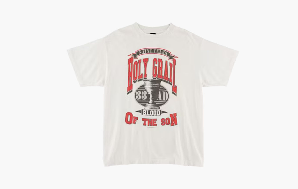 Saint Mxxxxxx x Denim Tears Holy Grail T-Shirt "Vintage White"